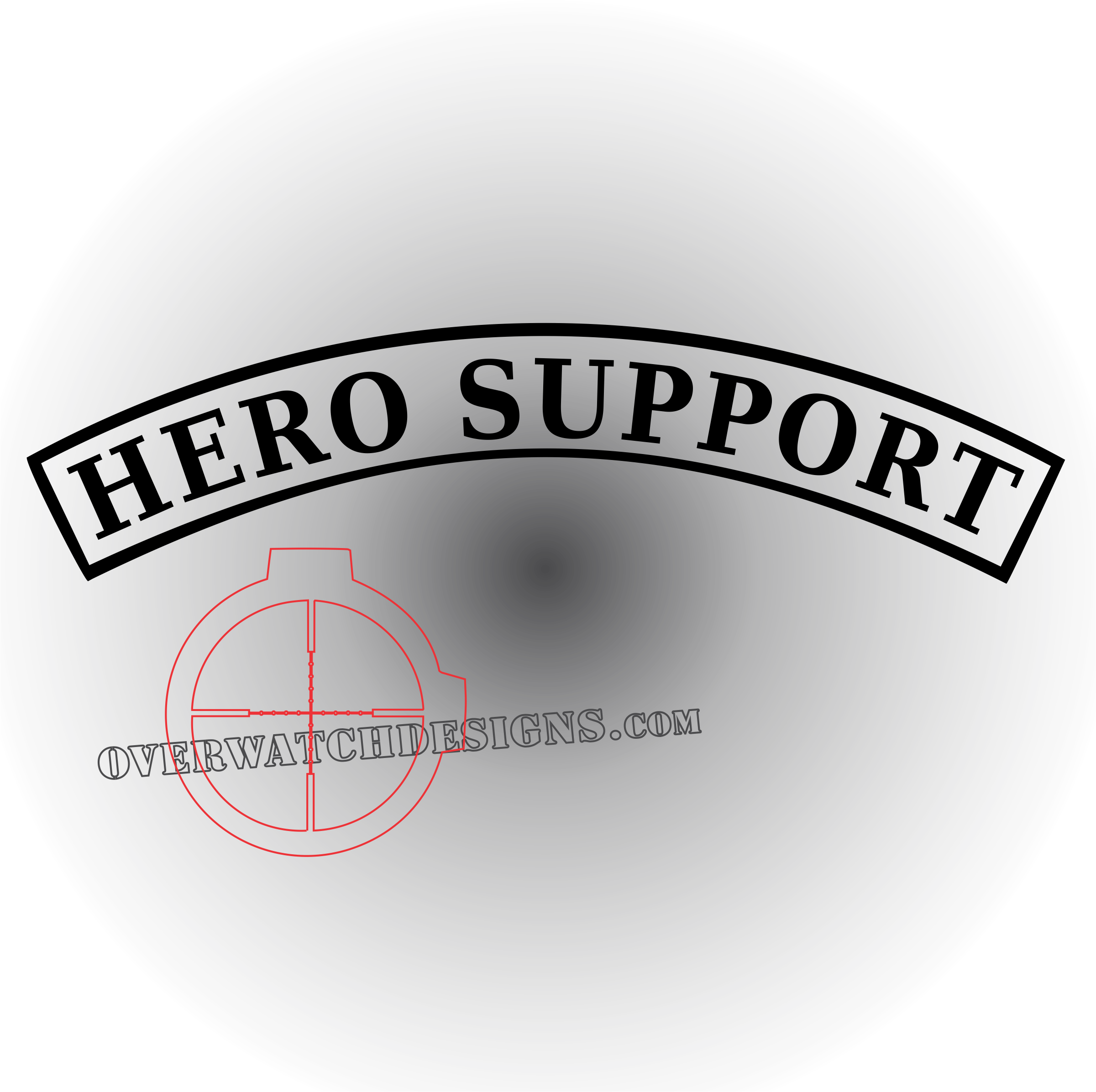 Hero Support Tab Decal