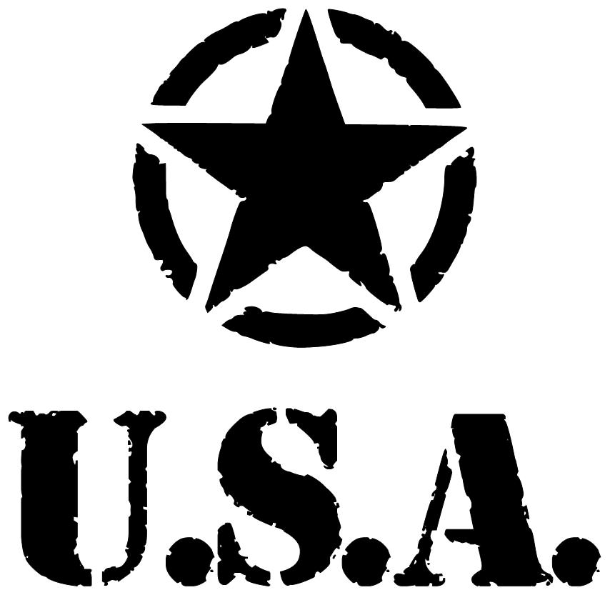 Invasion Star Decal w/USA - Overwatch Designs