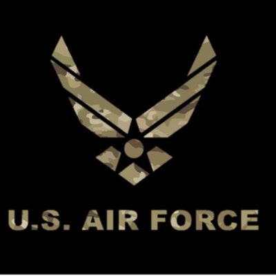 Camouflage Air Force Decal