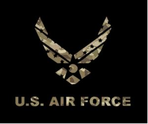 Air Force Sticker with Stars - Overwatch Designs