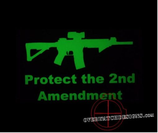 GITD 2nd Amendment Sticker