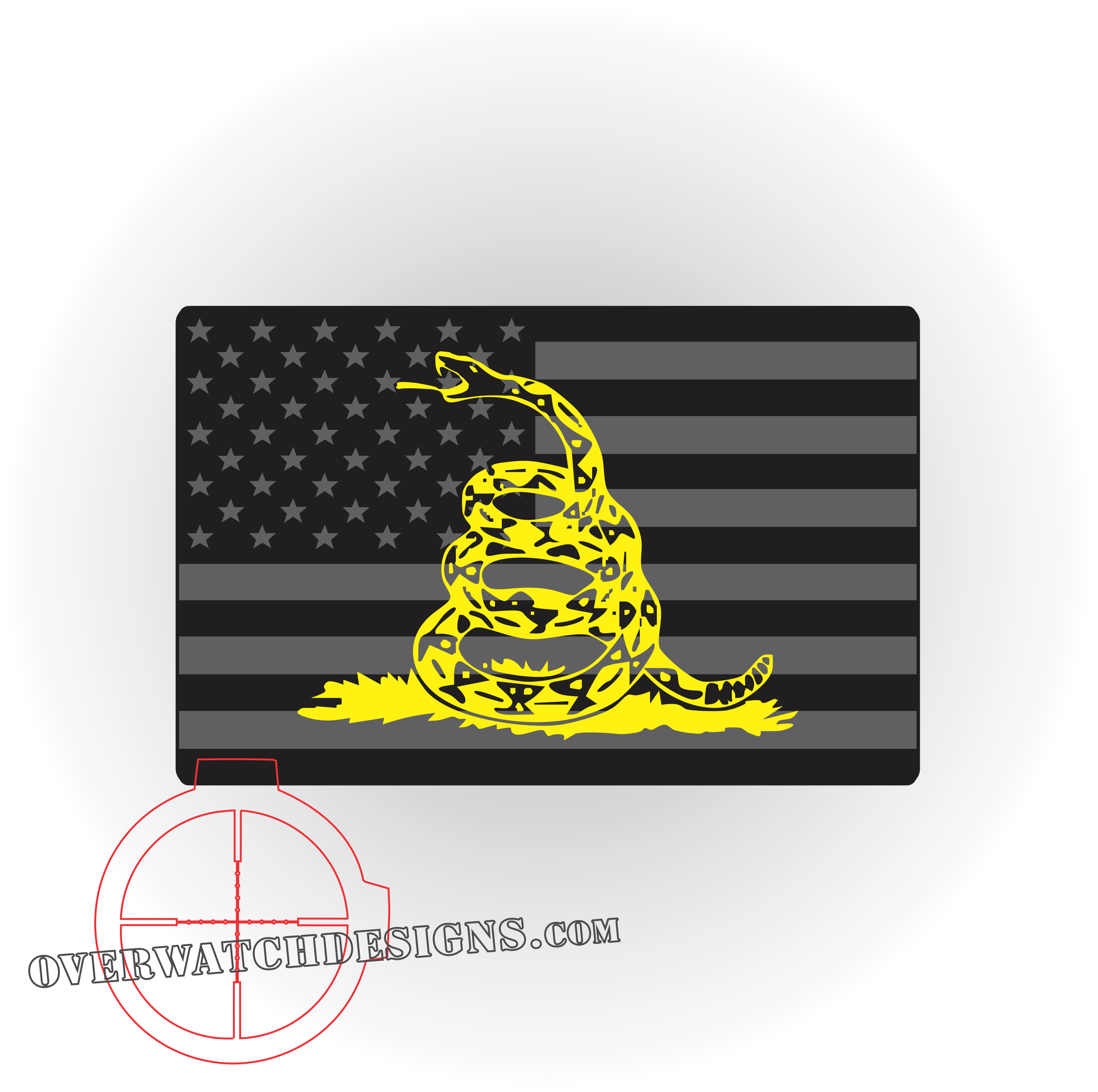 DONT TREAD ON ME GADSDEN FLAG PATCH AMERICAN YELLOW w/ VELCRO® Brand Fastener 