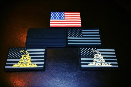 PVC Tactical Patch SHERIFF Subdued Flag (Gold) 8X3