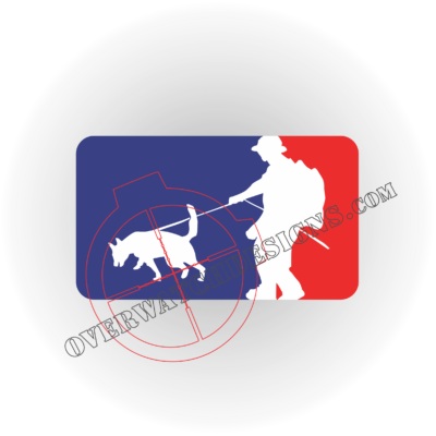 K9 Major League Sticker