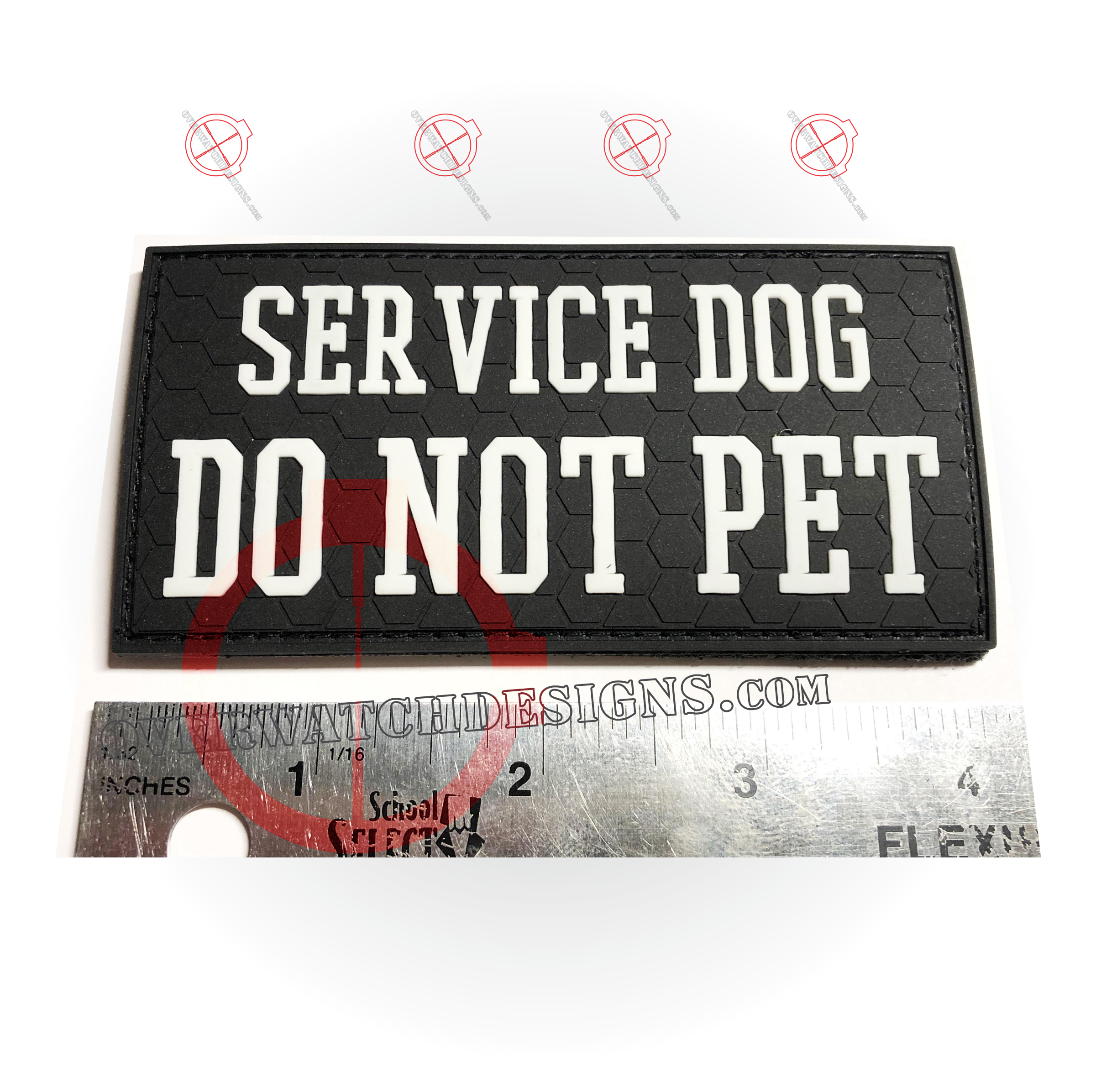 Leashboss Service Dog Patches for Harness, Velcro Patches for Dog Harness  or Vest, Do Not Pet Patch, Dog in Training, Service Dog, Emotional Support