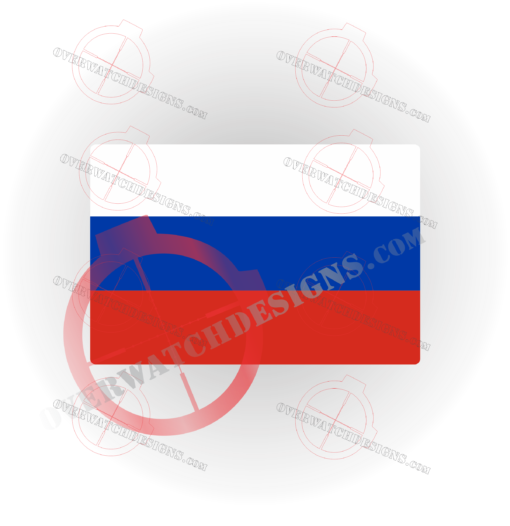 Russia Flag Sticker Decal